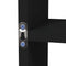 vidaXL Wall Display Shelf 8 Compartments Black