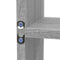 vidaXL Wall Display Shelf 8 Compartments Grey Sonoma