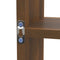 vidaXL Wall Display Shelf 8 Compartments Brown Oak
