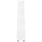 vidaXL Staircase Bookcase High Gloss White 142 cm Engineered Wood
