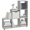 vidaXL Staircase Bookcase Concrete Grey 107 cm Engineered Wood