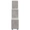vidaXL Staircase Bookcase Concrete Grey 107 cm Engineered Wood