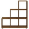 vidaXL Staircase Bookcase Brown Oak 107 cm Engineered Wood