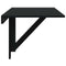vidaXL Folding Wall Table Black 100x60x56 cm Engineered Wood
