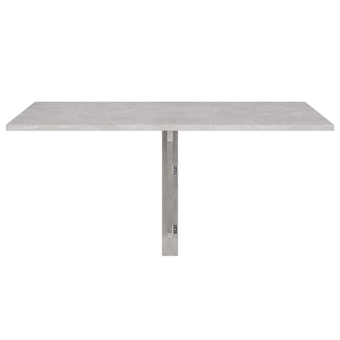 vidaXL Folding Wall Table Concrete Grey 100x60x56 cm Engineered Wood
