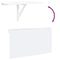 vidaXL Folding Wall Table High Gloss White 100x60x56 cm Engineered Wood