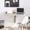 vidaXL Folding Wall Table Grey Sonoma 100x60x56 cm Engineered Wood