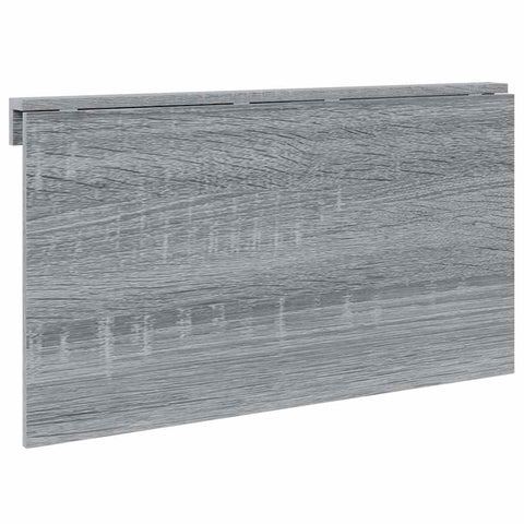 vidaXL Folding Wall Table Grey Sonoma 100x60x56 cm Engineered Wood