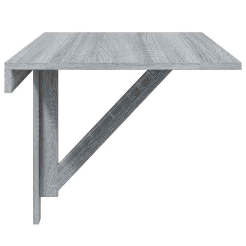 vidaXL Folding Wall Table Grey Sonoma 100x60x56 cm Engineered Wood