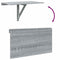 vidaXL Folding Wall Table Grey Sonoma 100x60x56 cm Engineered Wood