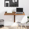 vidaXL Folding Wall Table Brown Oak 100x60x56 cm Engineered Wood