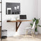 vidaXL Folding Wall Table Brown Oak 100x60x56 cm Engineered Wood