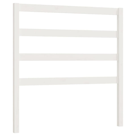 vidaXL Bed Headboard White 81x4x100 cm Solid Wood Pine