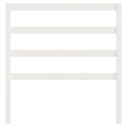 vidaXL Bed Headboard White 81x4x100 cm Solid Wood Pine