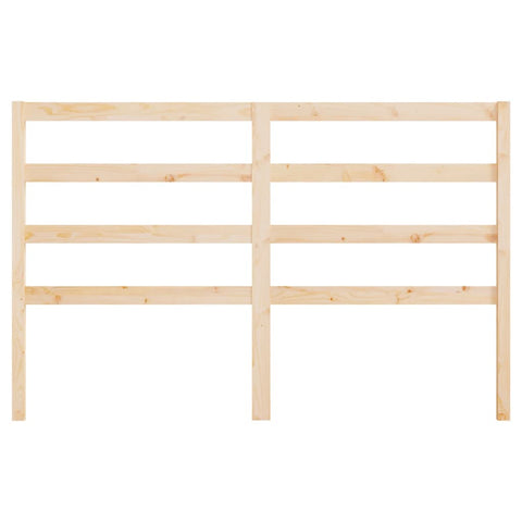 vidaXL Bed Headboard 126x4x100 cm Solid Wood Pine
