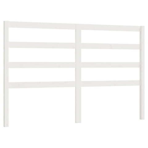 vidaXL Bed Headboard White 166x4x100 cm Solid Wood Pine