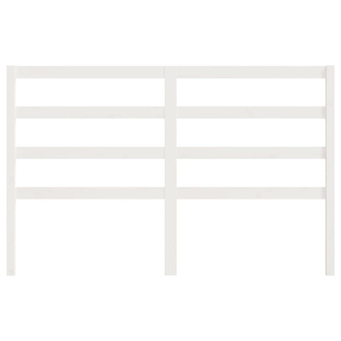 vidaXL Bed Headboard White 166x4x100 cm Solid Wood Pine