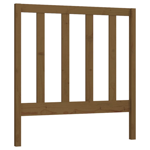 vidaXL Bed Headboard Honey Brown 81x4x100 cm Solid Wood Pine