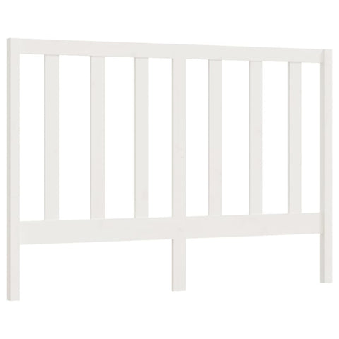 vidaXL Bed Headboard White 146x4x100 cm Solid Wood Pine