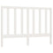 vidaXL Bed Headboard White 146x4x100 cm Solid Wood Pine