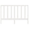 vidaXL Bed Headboard White 146x4x100 cm Solid Wood Pine