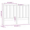 vidaXL Bed Headboard White 146x4x100 cm Solid Wood Pine