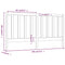 vidaXL Bed Headboard Black 186x4x100 cm Solid Wood Pine