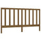 vidaXL Bed Headboard Honey Brown 206x4x100 cm Solid Wood Pine