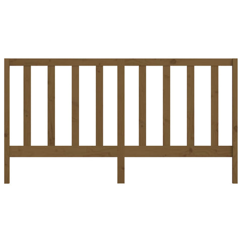 vidaXL Bed Headboard Honey Brown 206x4x100 cm Solid Wood Pine