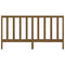 vidaXL Bed Headboard Honey Brown 206x4x100 cm Solid Wood Pine