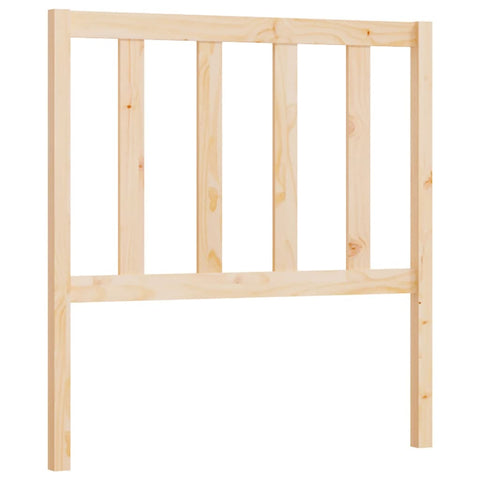vidaXL Bed Headboard 96x4x100 cm Solid Wood Pine
