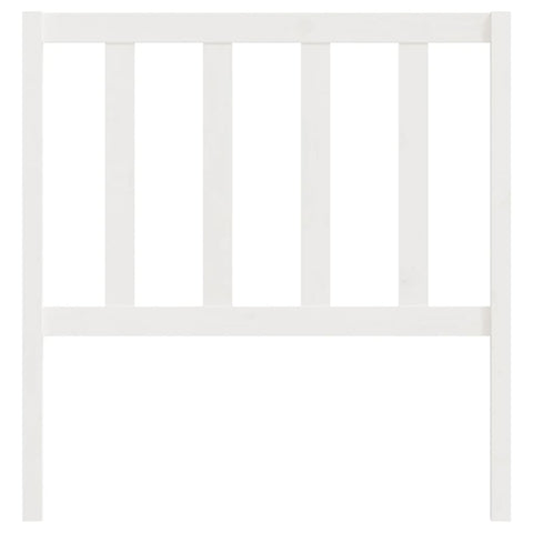 vidaXL Bed Headboard White 106x4x100 cm Solid Wood Pine