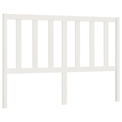 vidaXL Bed Headboard White 156x4x100 cm Solid Wood Pine