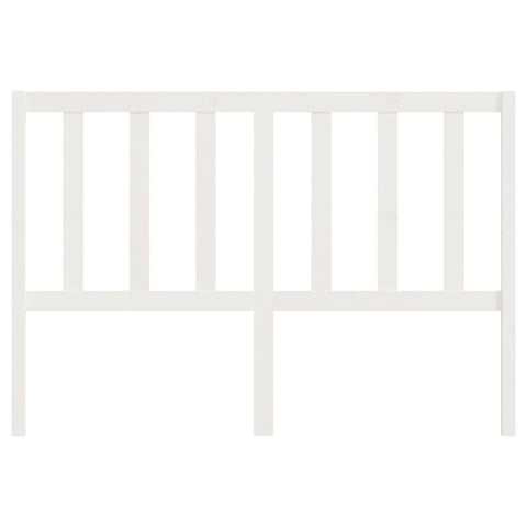 vidaXL Bed Headboard White 156x4x100 cm Solid Wood Pine