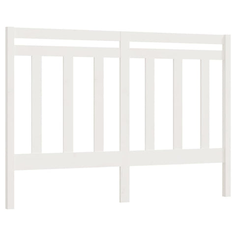 vidaXL Bed Headboard White 166x4x100 cm Solid Wood Pine