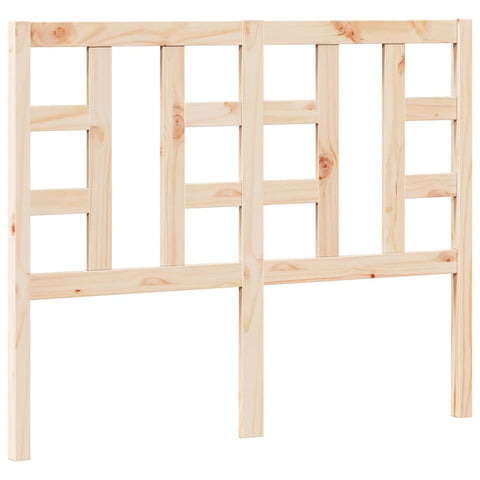 vidaXL Bed Headboard 126x4x100 cm Solid Wood Pine