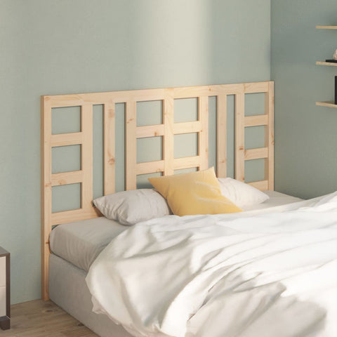 vidaXL Bed Headboard 126x4x100 cm Solid Wood Pine