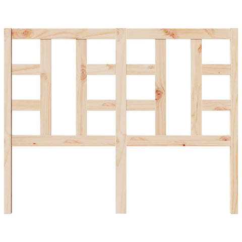 vidaXL Bed Headboard 126x4x100 cm Solid Wood Pine