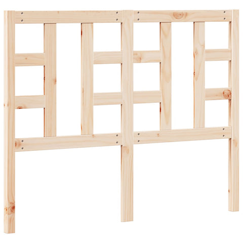 vidaXL Bed Headboard 126x4x100 cm Solid Wood Pine