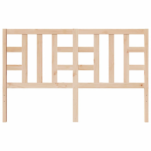 vidaXL Bed Headboard 146x4x100 cm Solid Wood Pine