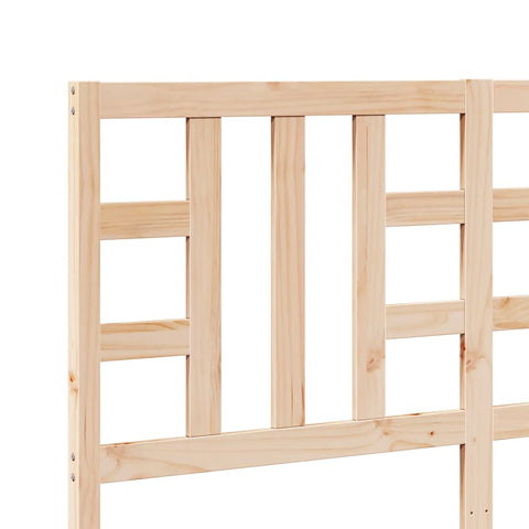 vidaXL Bed Headboard 146x4x100 cm Solid Wood Pine