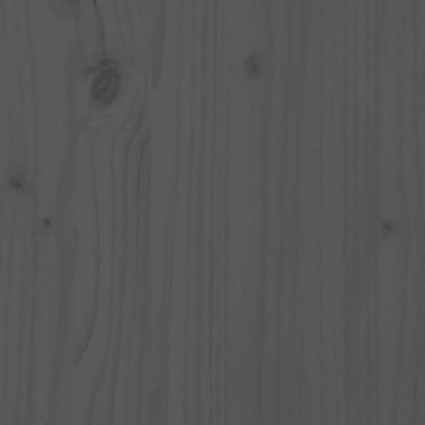 vidaXL Bed Headboard Grey 146x4x100 cm Solid Wood Pine