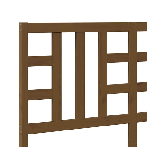 vidaXL Bed Headboard Honey Brown 166x4x100 cm Solid Wood Pine
