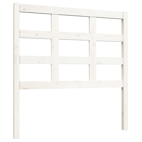 vidaXL Bed Headboard White 95.5x4x100 cm Solid Wood Pine