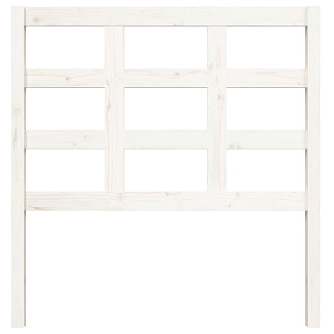 vidaXL Bed Headboard White 95.5x4x100 cm Solid Wood Pine