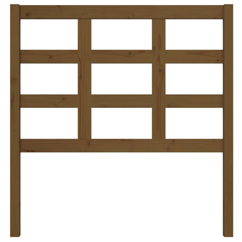 vidaXL Bed Headboard Honey Brown 95.5x4x100 cm Solid Wood Pine