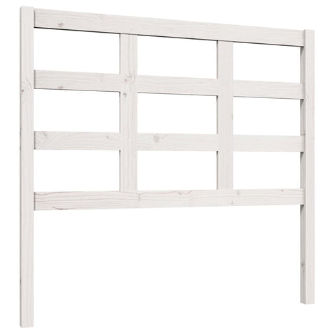 vidaXL Bed Headboard White 105.5x4x100 cm Solid Wood Pine