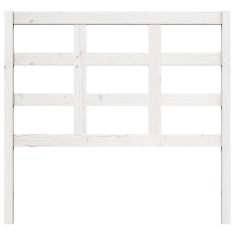vidaXL Bed Headboard White 105.5x4x100 cm Solid Wood Pine