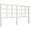 vidaXL Bed Headboard White 165.5x4x100 cm Solid Wood Pine