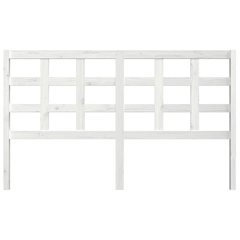 vidaXL Bed Headboard White 165.5x4x100 cm Solid Wood Pine